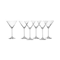 Lenox Tuscany Classics Martini Glass Set, Buy 4 Get 6, 6 Count (Pack of 1), Clear