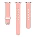 MoKo Apple Watch Band Series 1 Series 2, Soft Silicone Replacement Sports Band for 38mm Apple Watch 2015 & 2016 All Models, Vintage ROSE (Not fit 42mm Versions)
