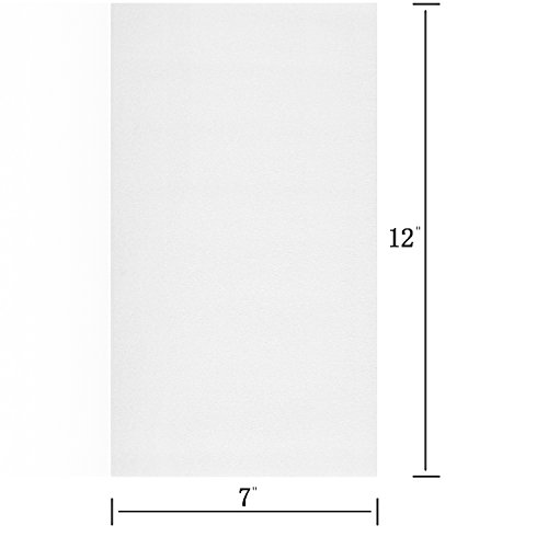 Foam Pouches, DAT 7" x 12" Foam Cushioning, Packing Supplies used for Moving, Shipping, and Storage. 1/16" thick (30 Pack)