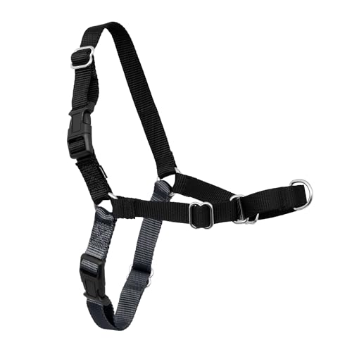 PetSafe Easy Walk No-Pull Dog Harness - The Ultimate Harness to Help Stop Pulling - Take Control & Teach Better Leash Manners - Helps Prevent Pets Pulling on Walks, X-Large, Charcoal/Black