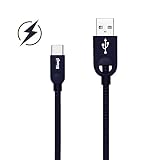 USB Type C Cable, Biaoji(3 FT) USB A 2.0 to USB-C Fast Charger Nylon Braided USB C Cable Compatible Samsung Galaxy S9 S8 Plus Note 9 8 (HLT2628B)