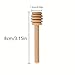 72 Pack Mini 3 Inch Wooden Honey Dipper Sticks, Honey Stirrer Honey Wand for Honey Jar Dispense Drizzle Honey and Wedding Party Favors