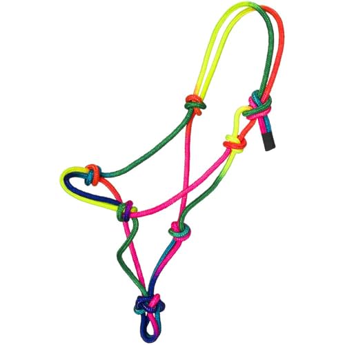 Tough 1 Multi-Colored Miniature Rope Halter, Large