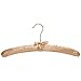 FLORIDA BRANDS Padded Clothing Fabric Hangers for Women - Earth Tone, Set of 12 Premium Coat Hangers for Closet, Bride Hanger for Wedding Dress, Sweater