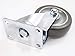 4 Plate Casters 4 Inches Polyurethane Wheels All Swivel 2 Side Brakes Tough Caster