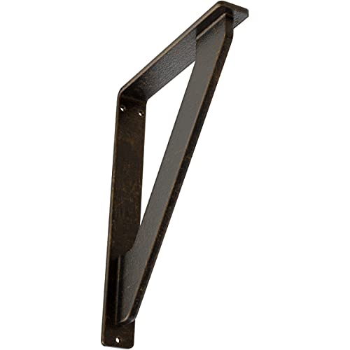 Ekena Millwork BKTM01X05X08STRABS Metal Bracket, 1 1/2" W x 5 1/2" D x 8" H, An…