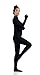Ensnovo Womens One Piece Unitard Full Body suit Spandex Skin Tights