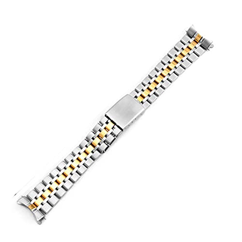 Watch Strap Quick Release Solid Stainless Steel Silver Gold Replacement Accessory 19 MmStrap
