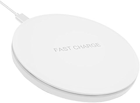 Fast Wireless Charger,Toward Slim Qi Wireless Charging Pad USB-C Qi Charger for Samsung Galaxy Note8 S8 S8+ S7 Edge S7 Note5 S6 Edge+, Wireless Charger for iPhoneX,iPhone8,8 plus,No AC Adaptor