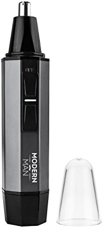 Precision Nose Trimmer - Advanced Technology Water-Resistant Steel Nosehair Clipper For Men &amp; Women - w/ LED Light Cuts Hair On Nose, Ear, Eyebrows &amp; Body - Includes Brush &amp; Cover