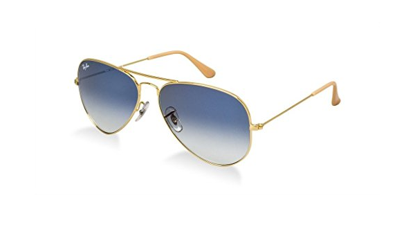 ray ban gold blue gradient