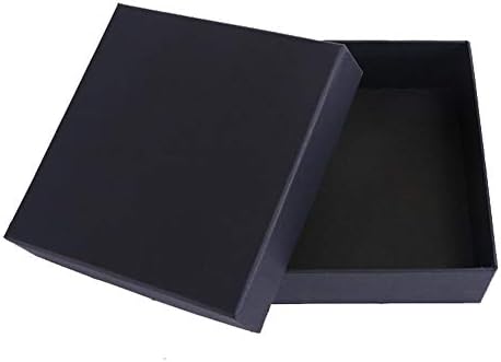aloiness 1 Pcs Jewellery Gift Boxes for Necklace Bracelets Earrings Rings Birthdays Wedding Favours Christening Valentines Day Presents Gift Box Cardboard (Black)