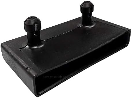 World Goods Replacement spare black plastic end bed slat caps.Slatt,slate,slats cups for wood metal bed rail frame (Pack of 24)