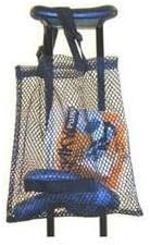 Thomas Fetterman EZ Carry Grocery Tote Bag, 13 x 15 Inches, Black Mesh