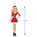 Hallmark Christmas Ornament Mattel Barbie in Santa Outfit