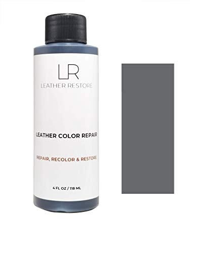 Leather Restore Leather Color Repair, Dark Gray 4 OZ - Repair, Recolor and Restore Couch, Furniture, Auto Interior, Car Seats, Vinyl and Shoes - Thumbnail 2