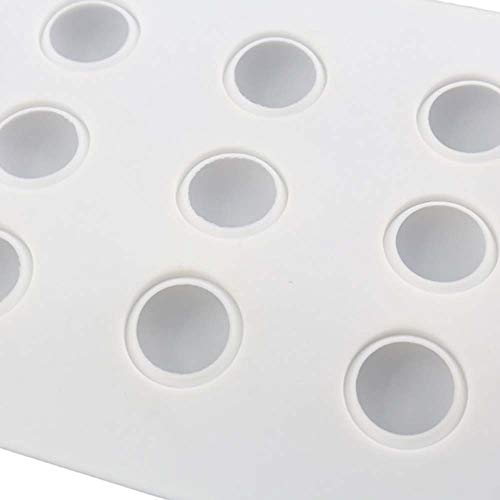 EORTA 15 Cubes Silicone Cake Mold 3D Mini Ball Molds Baking Tray Mould Tool for Mousse Dessert Chocolate Truffle Pudding Ice, Random Color