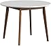 Edloe Finch Round Dining Table 40 inch diameter White Top