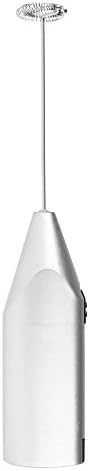 Electric Milk Frother, icyber Handheld Battery Operated Electric Foam Maker For Coffee, Latte, Cappuccino, Hot Chocolate, With Stainless Steel Whisk