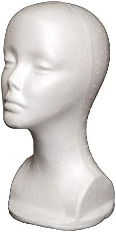 Styrofoam Wig Head (Female)