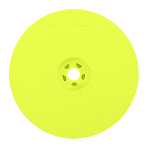 ProLine 273602 Velocity 2Hex Rear Yellow Wheels for 22 RB5 & B4.1 12mm Hex (2 Piece)