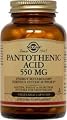 Solgar - Pantothenic Acid 550 mg. - 50 Vegetarian Capsules