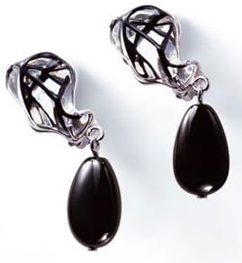 Lalique Crystal Tourbillons Clip Earings