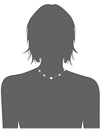 Strand Pearl Necklace with Swarovski Crystal Simulated White Pearls 18 ct White Gold Plated Silver or Rose Gold Necklaces for Women 18"