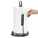simplehuman Tension Arm Standing Paper Towel Holder, Black Stainless Steel