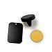 Crusar Universal Smartphone Car Air vent Phone Holder With Very Strong Magnet For Apple iPhone 6, 6 Plus , 5S, 5C ,5 ,4S, Samsung Galaxy S Series , Note 4, 3, 2, HTC One ,iPad Mini ,Nokia , nexus 7 ,Motorola And Mini Tablets Black