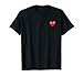 Heart Pocket T-Shirt Men Women Kids T-Shirt