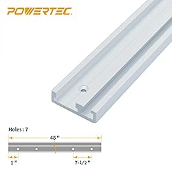 POWERTEC 71365 Combo T-Track and Miter