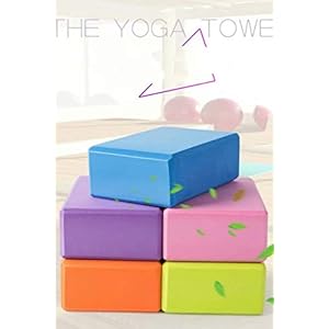 BABYONLINE D.R.E.S.S. Yoga Block Moisture Resistant High Density EVA Foam Block Improve Balance and Flexibility Perfect for Home or Gym