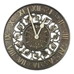 Whitehall Products Ivy Silhouette Clock, French Bronze
