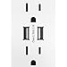 Legrand adorne Dual-USB Multi-Outlet (White Finish), ARTRUSB153W4