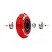 Rollerex VXT500 Inline Skate Wheels – 8-Pack with Bearings, Spacers and Washers - Durable Replacement Roller Blade Wheels for Indoor & Outdoor Skating (80mm, Rocket Red)
