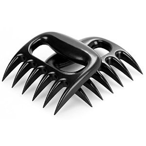 Decor Hut Thanksgiving Meat Shredder Turkey Pork Bbq Grill Summer Time Meat Fork Strong Durable, Dishwasher Safe, Black, Handheld Claws For Easy Perfect Shredding.
