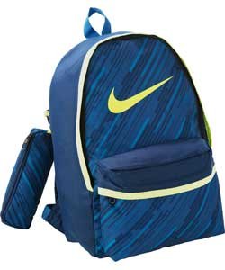 blue and yellow nike backpack