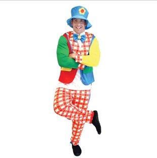 Clown clothes Men's Big Top Clown Costume (style 1)