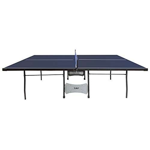 ZAAP Official Full Tournament Size Table Tennis Table with Net Set (Certified Refurbished)