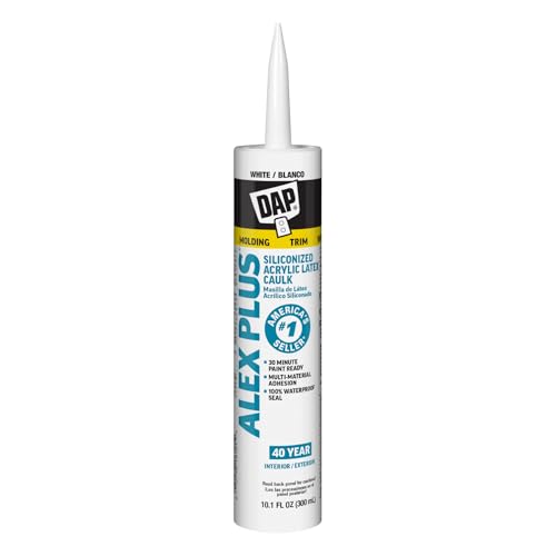 DAP INC 18152 10.1 fl oz White Alex Plus Acrylic Latex Caulk