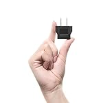 US-Plug-Adapter-European-to-USA-Adapter-Unidapt-Small-European-to-American-Outlet-Plug-Adapter-EU-to-US-Adapter-Universal-Input-EuropeAsia-to-USACanada-Travel-Power-Plug-Adapter-1-Pack-Black