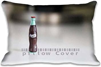 Custom Design Coke Pillow Cases Zippered , 16x24 Rectangle Aero Pillowcase - Macro Cushion Covers Two Size Print