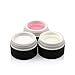 U V Builder Gel Set - 3 Colors Acrylic Builder Gel for Nail Extension Strengthen Soak Off UV Gel Nail Polish Kit for Nail Art