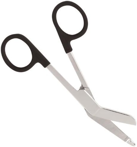 Black Handle Lister Bandage Scissors for Nurse and Paramedics by Nurses Store