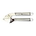 Garlic Press, Mincer, Peeler made of Stainless Steel for Effortless Use and Easy Cleaning - Durable, Large Capacity for Garlic and Ginger.