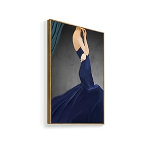 Framed Canvas Wall Art for Living Room, Bedroom Fashion Women Canvas Prints for Home Decoration Ready to Hanging - 16x24 inches