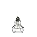 YOBO Lighting Minimalist 1-Light Oil Rubbed Bronze Hanging Pendant Light LOFT Wire Cage Guard