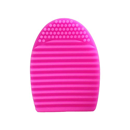 ENERGY Makeup Brush Cleaner 1PC Silicone Makeup Washing Brush Cleaner Egg Scrubber Tool Cosmetic Clean Tool(Magenta) - Thumbnail 6