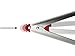 Dreamfarm Clongs | Non-Scratch, Stainless-Steel Tongs with Silicone Heads | Red, 12 Inches